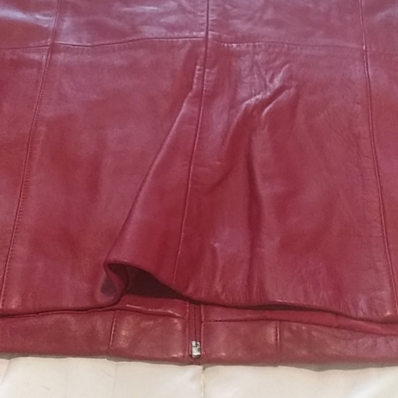 WILSON LEATHER Burgundy jacket (200) - Picture 6 of 12